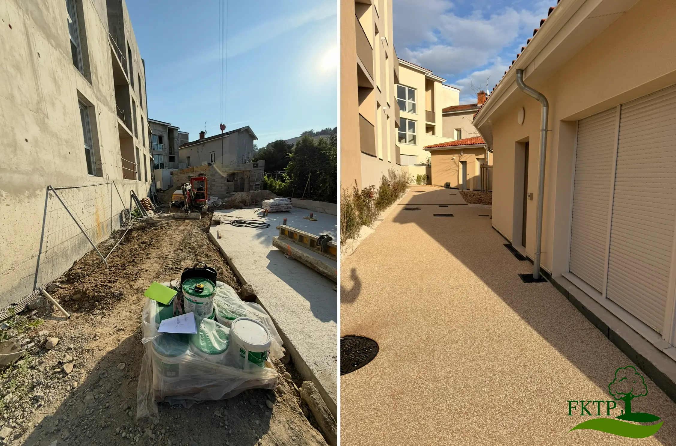 Chantier l'obsidienne - Avant/Après